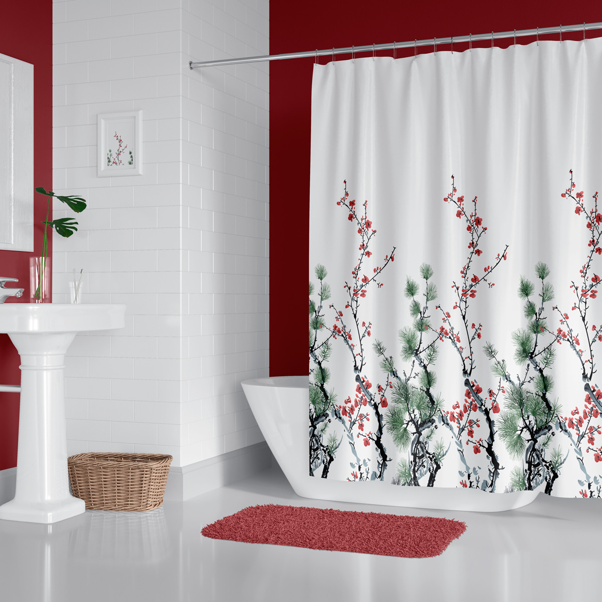 Штора для ванної Shrubs JacklineТурція 180 * 200 см