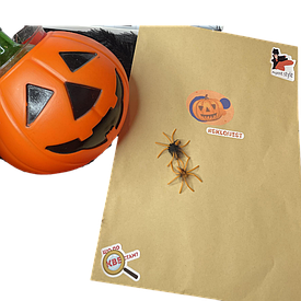 Готовий Квест-конверт Для дітей на ГЕЛОУВІН "Завдання Скери Йорк" 9-16 років (для будь-якої локації) UA