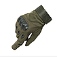 Військові рукавички з захистом кісточок ReFire Gear для сенсорних екранів XL хакі, фото 2