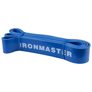Резинка для підтягування IRONMASTER Еспандер-петля для фітнесу Латекс Синя