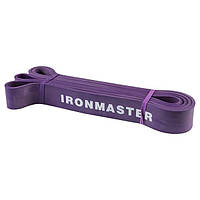 Резинка для подтягивания IRONMASTER Эспандер-петля для фитнеса Латекс Фиолетовая