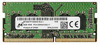 Оперативна пам'ять Micron SODIMM DDR4 4Gb 3200MHz PC4-25600 (MTA4ATF51264HZ-3G2J1) Б/у