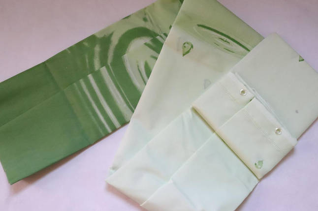 Штора для ванної Drop Green Jackline Туреччина 180 * 200 см, фото 3