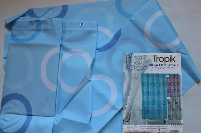 Штора для ванної Tropik Туреччина 180*200 см, фото 3
