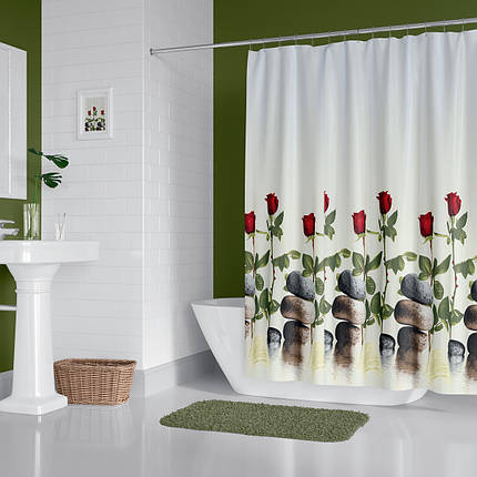Штора для ванної Red Rose Tropic 180x200 cм, фото 1