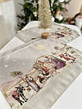 Серветка-підкладка Новорічна під тарілку, "Вифлеємське диво" гобеленова Limaso, фото 6