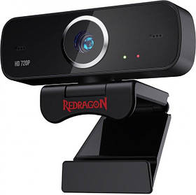 WEB-камера Redragon Fobos GW600 HD720P black+мікрофон UA UCRF Гарантія 12 міс