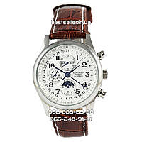 LONGINES DAY PHASE TOURBILLON 40MM SILVER WHITE BROWN. AAA