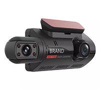 Автомобильный видеорегистратор E36 HL-DC001 Full HD с двумя камерами WIFI датчик движения