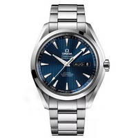 OMEGA SEAMASTER AQUA TERRA CHRONOMETR 150M 40MM SILVER/BLUE. AAA