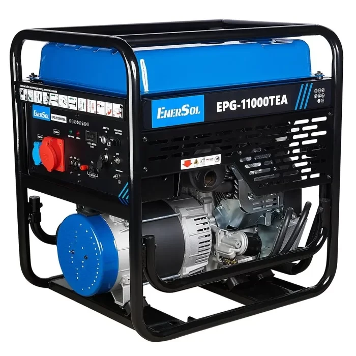 Бензиновий генератор EnerSol EPG-11000TEA (11 кВт, ~3ф, 400 В, ATS)