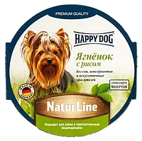 Влажный корм для собак Happy Dog (Хэппи Дог) Schale NaturLine LammReis, паштет с ягненком и рисом, 85 г