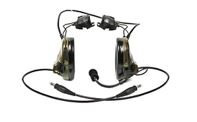 Навушники активні 3M PELTOR COMTAC III DUAL COMM, Колір: Coyote Brown