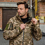 Куртка 2 в 1 з підстібкою (СШ-З22) Soft Shell Grifon Піксель, фото 11