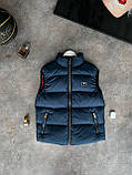Чоловічий жилет Palm Angels M1207 синій S, фото 8