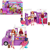 Игровой набор Барби Кафе на колесах фургон Barbie You can be Food Truck Mattel GMW07