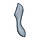 Вакуумний стимулятор із вібрацією Satisfyer Curvy Trinity 3 BlueGrey, фото 3