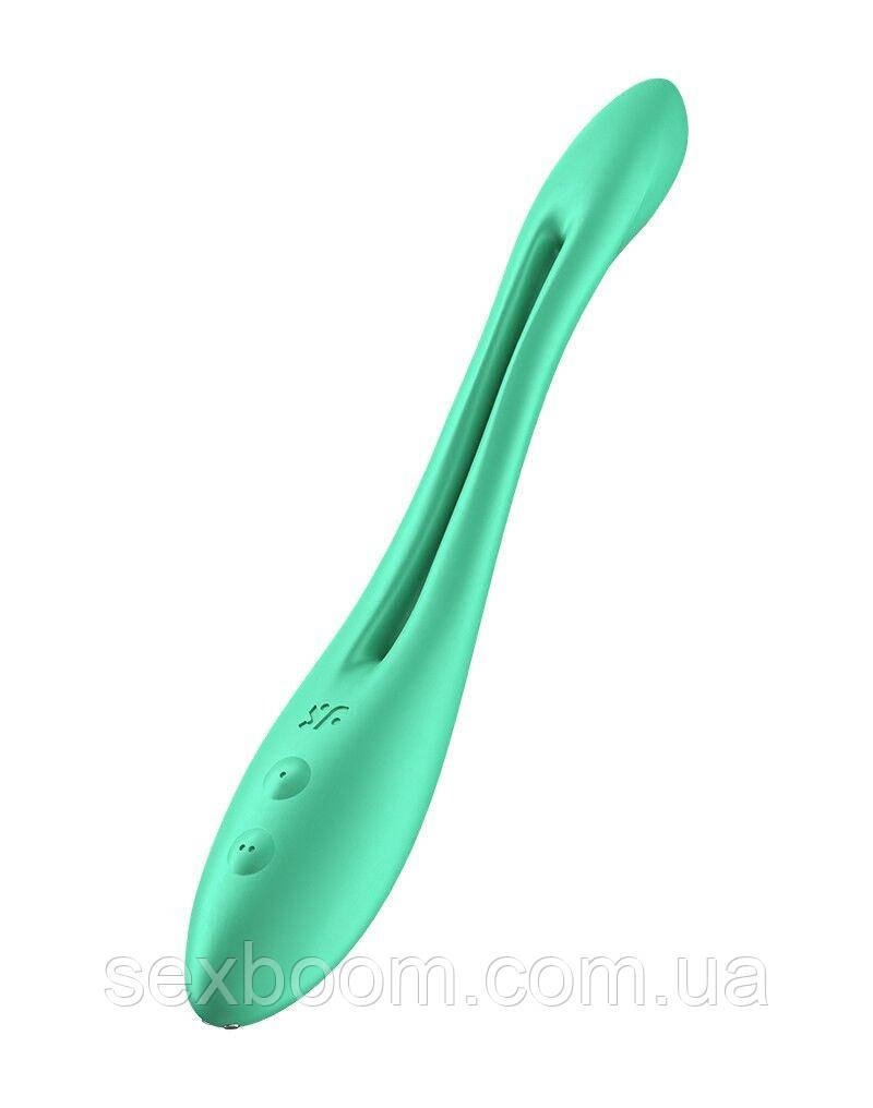 Універсальний гнучкий вібратор для пар Satisfyer Elastic Game Light Green, фото 1
