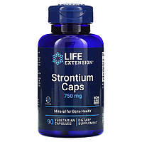 Витамины и минералы Life Extension Strontium 750 mg, 90 вегакапсул