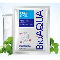 Тканинна маска для обличчя BIOAQUA Pure Skin Mask проти запалень і акне 30 г