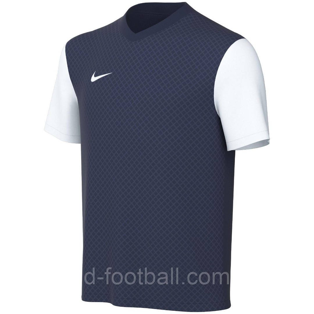 Футболка підліткова Nike Y NK DF TIEMPO PREM II JSY SS темно-синя DH8389-410, Темно-синій, Розмір (EU) —