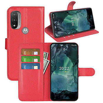 Чохол-книжка Litchie Wallet для Motorola E20 / E30 / E40 Red