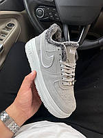 Кроссовки, кеды отличное качество Nike Air Force 1 Grey Winter Размер 41