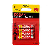 Батарейка солевая R03 KODAK Super Heavy Duty (1 батарейка)