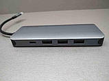 USB-концентратори з кардридером Б/У WIWU Alpha 12 in 1, фото 7