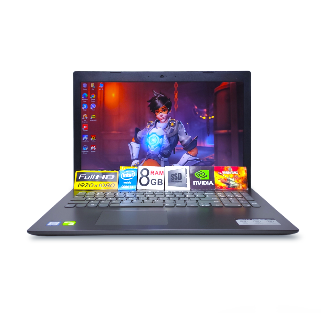 Ігровий Ноутбук Lenovo Ideapad 330 15.6 FHD i3-8130U 8GB DDR4 SSD256GB NVIDIA GeForce MX150 2GB GDDR5