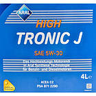 Aral High Tronic J 5W-30, 4 л (1555F7) моторна олива, фото 2