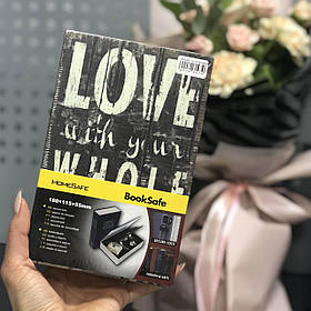 Книга - сейф "Love", 18 см, Книга - сейф "Любовь"