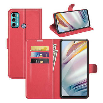 Чохол-книжка Litchie Wallet для Motorola G60 Red