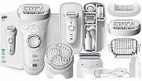 ЭПИЛЯТОР BRAUN Silk-epil 9 BONUS EDITION + ДОПОЛНИТЕЛЬНЫЕ ПРИНАДЛЕЖНОСТИ