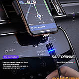 Магнітна зарядка для Айфона даташтекер Iphone Lightning USB адаптер зарядка на магніті для телефона, фото 5