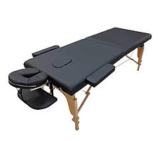 Масажний стіл "Premiere" NEW TEC (чорний) для масажу і косметології