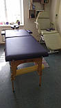 Масажний стіл "Premiere" NEW TEC (чорний) для масажу і косметології, фото 5