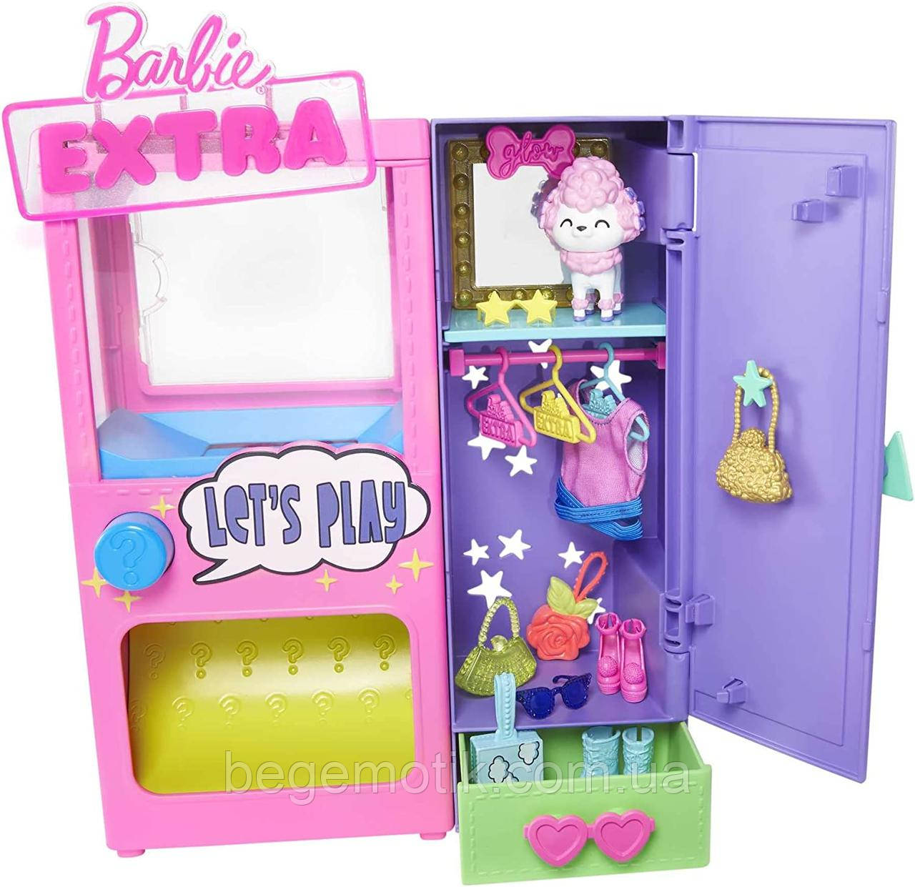 Барбі ЕкстраШкаф Barbie Extra Surprise Fashion Closet Playset HFG75