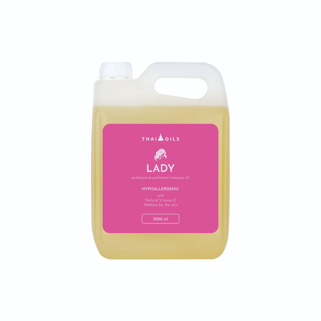 Професійне масажне масло Thai Oils «Lady» Парфумоване для жінок 3000 ml, фото 1
