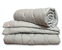 Ковдра 4 сезону Дует на кнопках ViLur Євро 200х220 Мікрофібра Grey