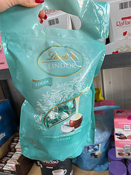 Цукерки😊Lindt LINDOR Coco Kokos 1кг. Швейцарія