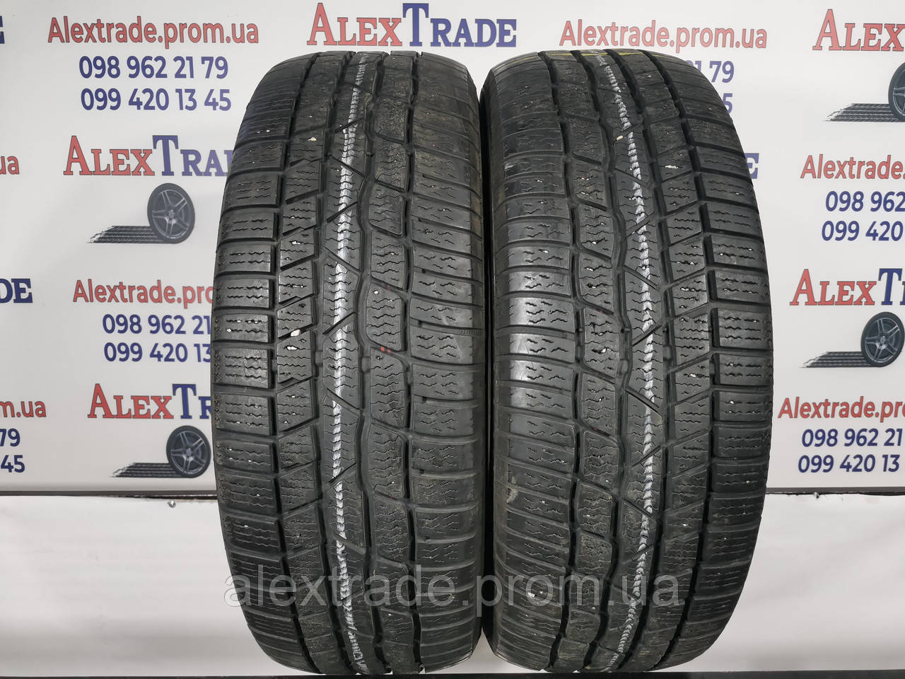 2 шт. 205/60 R16 Continental ContiWinterContact TS 830P зимові бу шини