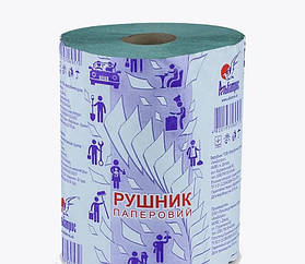 Рушник паперовий протирочний рулон Альбатрос зелений 45 метрів 280 відривів