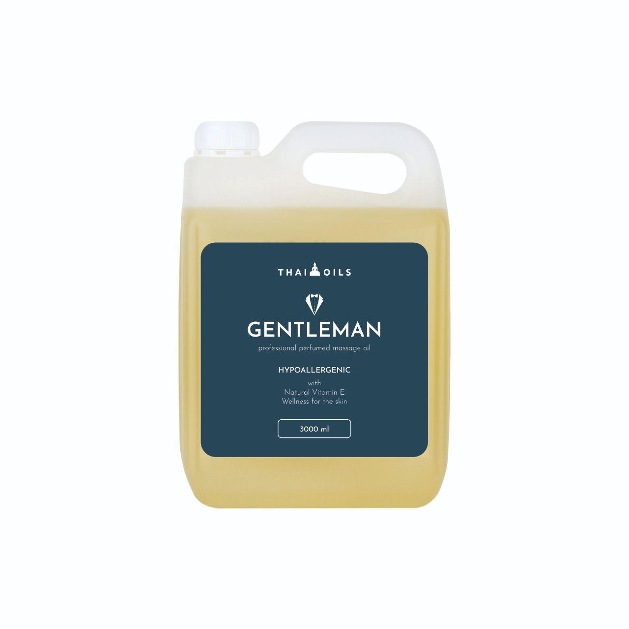 Професійне масажне масло Thai Oils «Gentleman» Парфумоване для чоловіків 3000 ml
