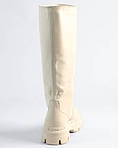 Чоботи труби Poly 2123 38 Молочні шкіра, фото 5