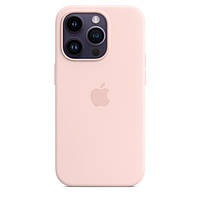 Чехол Apple Silicone Case iPhone 14 Pro Max MagSafe OEM Original 1:1 (Chalk Pink) Розовый