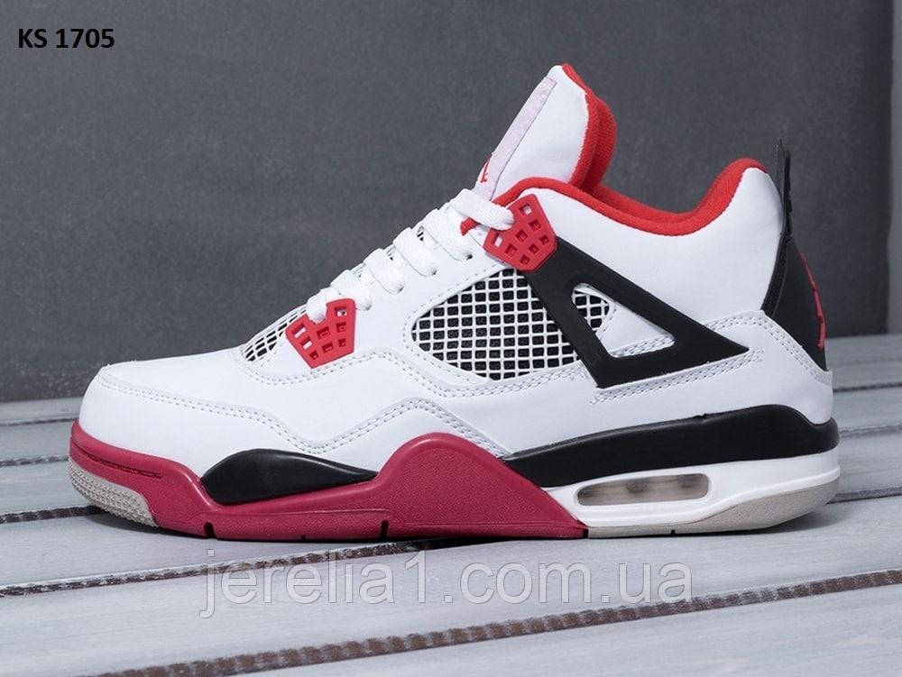Кросівки Nike Air Jordan 4 Retro Fire Red (41-46), фото 1