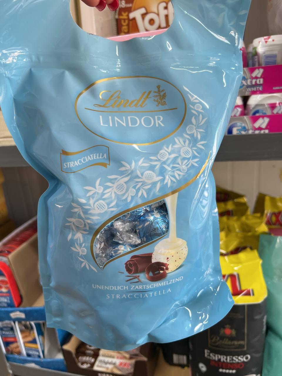 Цукерки😍Lindt Lindor "Stracciatella". 1 кг. Швейцарія.