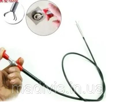 Багатофункціональний очисний кіготь Pipeline claws 150 см. для труб каналізації, інструмент для захоплення, фото 1