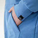 Худі Pobedov 97 з капюшоном світло-синього кольору, фото 3